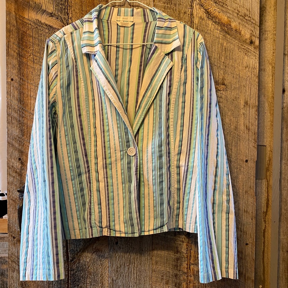 Christopher & Banks Women’s XL crop jacket/lightweight stretch blazer